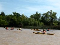 Kayakers on Tigre Delta